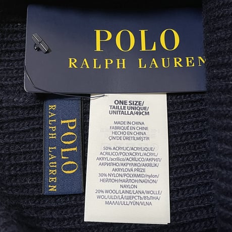 POLO RALPHLAUREN　POLO BEAR KNIT CAP