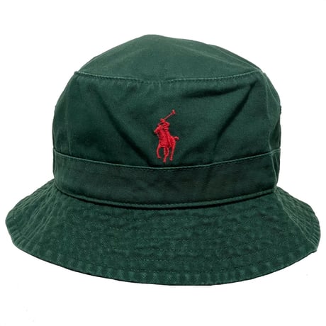 POLO RALPHLAUREN　"PONY" BUCKET HAT