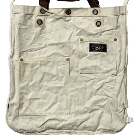 RRL RALPHLAUREN　"RRL LOGO" CAMVAS TOTEBAG