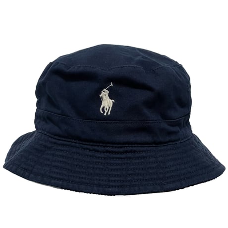 POLO RALPHLAUREN　"REVERSIBLE" BACKET HAT