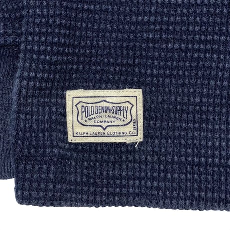 POLO RALPHLAUREN　"HENLEY NECK" THERMAL L/S TEE