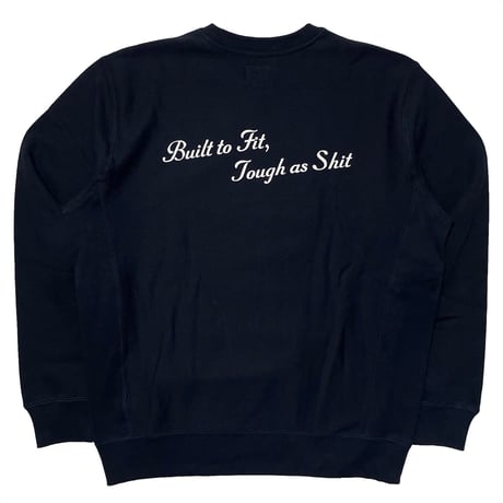 ACAPULCO GOLD　"HIT'EM UP" CREWNECK SWEAT (NAVY)