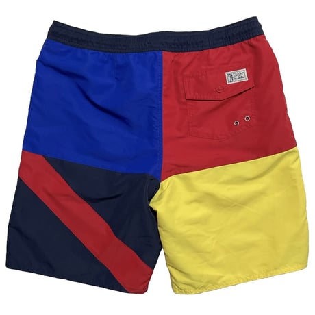 POLO RALPHLAUREN　"COLOR BLOCK" SWIM SHORTS (BOYS)