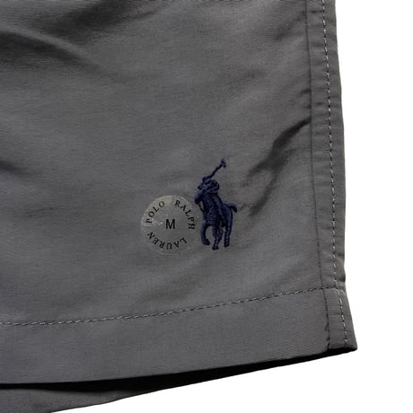 POLO RALPHLAUREN　"INNER POCKET" SWIM SHORTS (GREY)