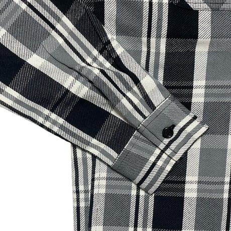 FIVE BROTHER　 "BLACK CHECK" WORK SHIRTS