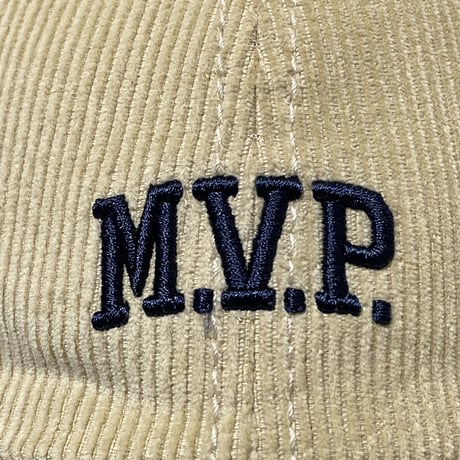 M.V.P. 　CORDUROY 6P "MVP" DAD CAP