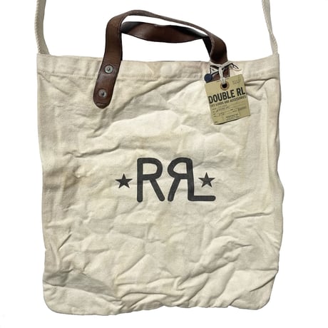 RRL RALPHLAUREN　"RRL LOGO" CAMVAS TOTEBAG