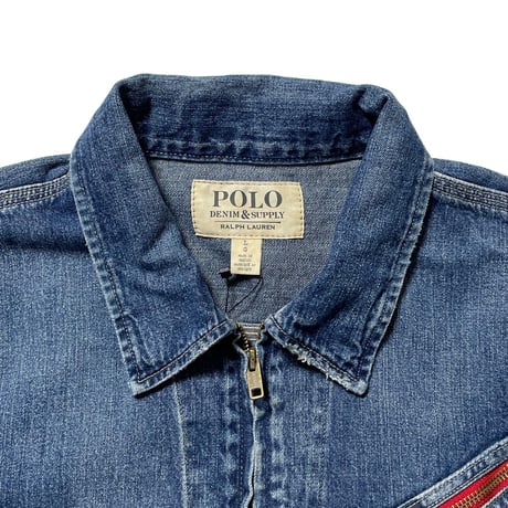 POLO DENIM&SUPPLY RALPHLAUREN　"FULL-ZIP" DENIM JACKET