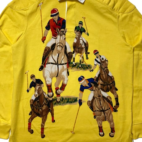 POLO RALPHLAUREN　"5HORSEMAN" RUGBY SHIRT