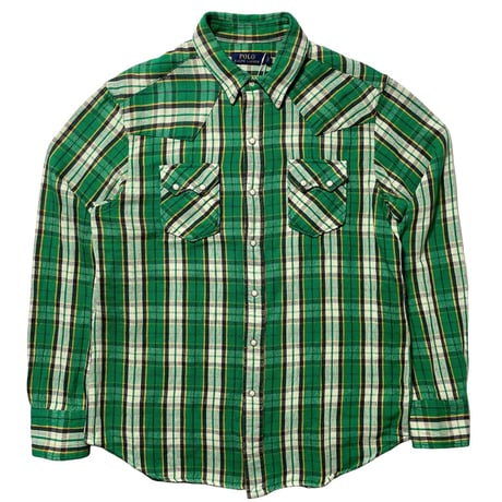 POLO RALPHLAUREN　"INDIAN" FLANNEL SHIRT