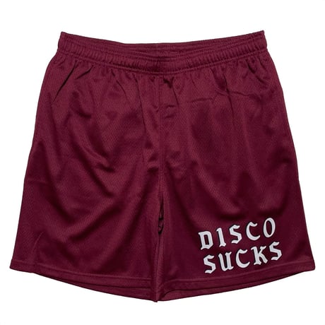 A-1 CLOTHING　"DISCO SUCKS" MESH SHORTS