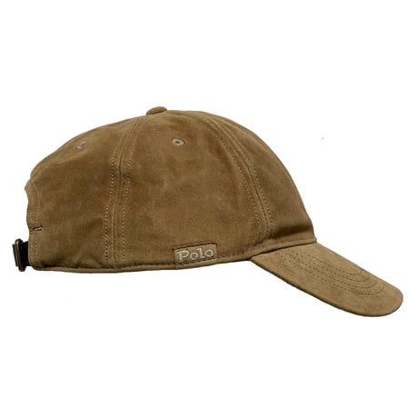 POLO RALPHLAUREN　"SUEDE" BASEBALL CAP