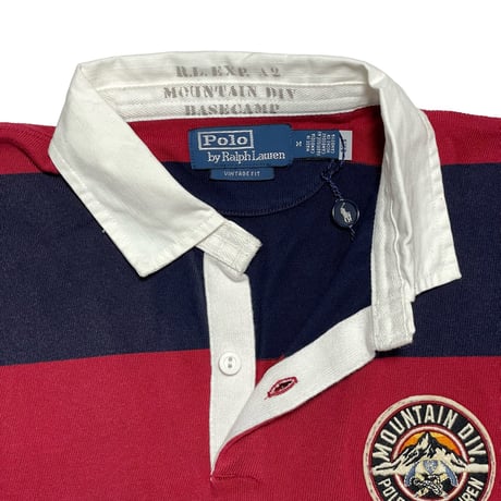 POLO RALPHLAUREN　"MOUNTAIN DIV." RUGBY SHIRT