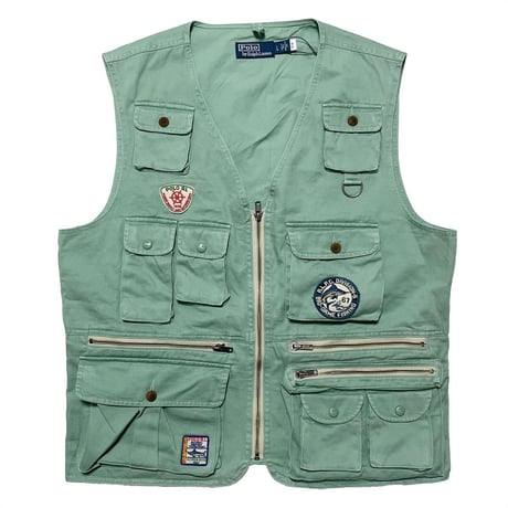 POLO RALPHLAUREN　"FADED MINT" FISHING VEST