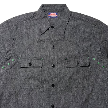 "MVP"　CHAMBRAY SHIRTS TYPE 1 (BLACK)