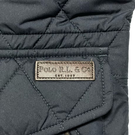 POLO RALPHLAUREN　"QUILTING" DOWN VEST