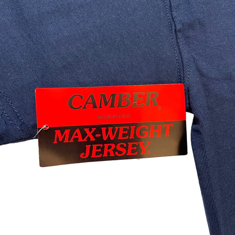 CAMBER　"MAX -WEIGHT/NAVY"　POCKET Tee