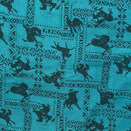 RRL RALPHLAUREN　"WESTERN PRINT" MOLESKIN WORKSHIRT