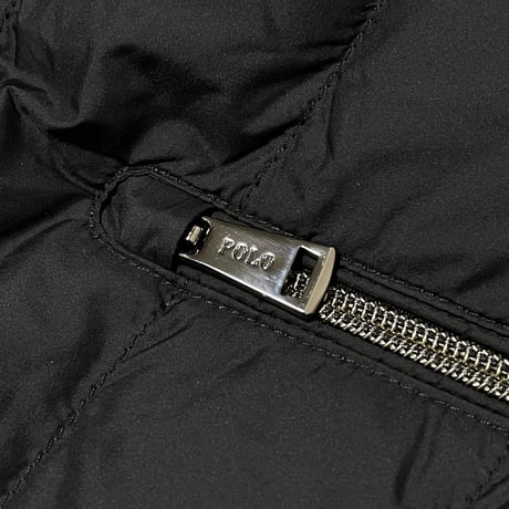 POLO RALPHLAUREN　QUILTED SHELL DOWN JACKET (BLACK)