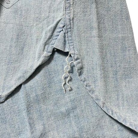 RRL RALPHLAUREN　"GRAPHIC" CHAMBRAY SHIRT