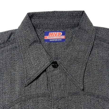 "MVP"　CHAMBRAY SHIRTS TYPE 1 (BLACK)