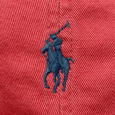 POLO RALPHLAUREN　CLASSIC BASEBALLCAP (PINK&BLUE)