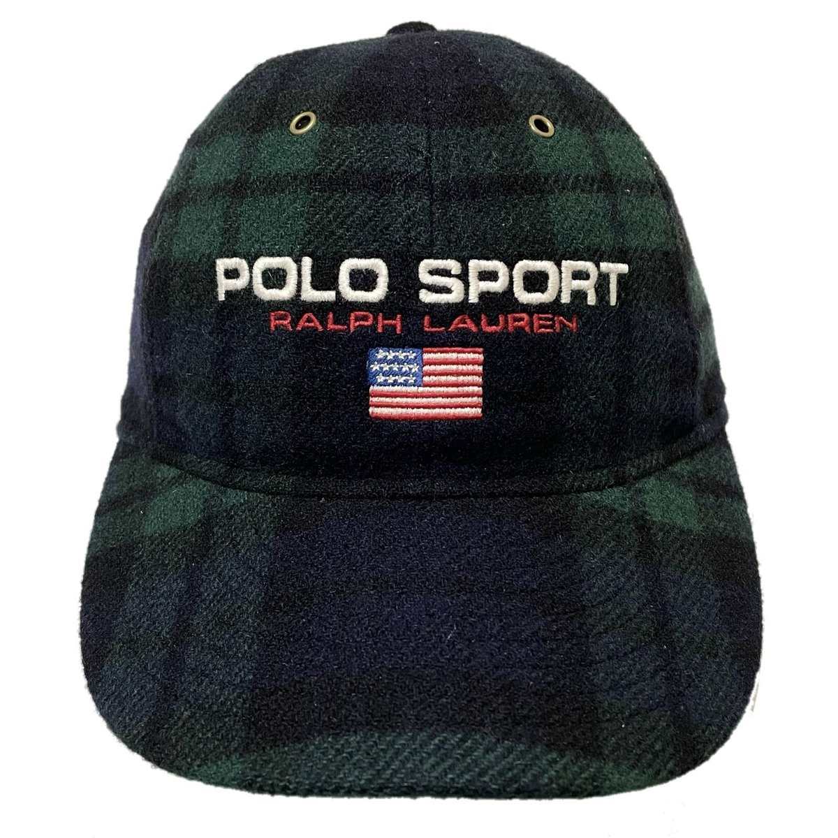 日本未展開 ポロスポーツ ブラックウォッチ ウール キャップ POLOSPORT POLO SPORT RALPHLAUREN 