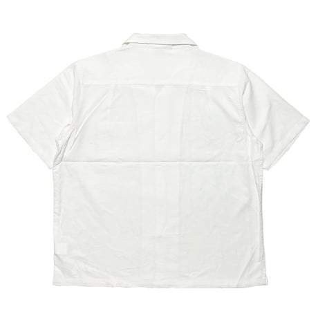 FIVE BROTHER　 "LINEN RAYON" OPEN COLLAR SHIRT (WHITE)