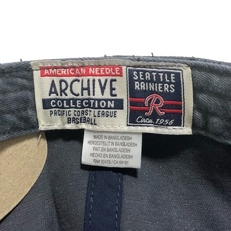 AMERICAN NEEDLE　"SEATTLE RAINIERS" BASEBALL CAP