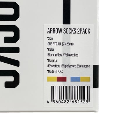 LIXTICK　ARROW SOCKS 2-PACK (TYPE-A)