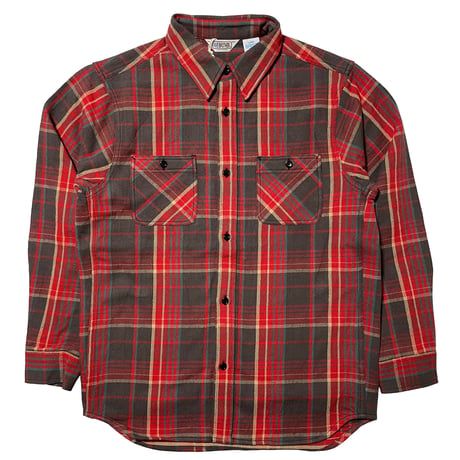 FIVE BROTHER　WORK SHIRTS (RED CHECK)