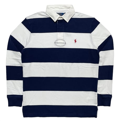 POLO RALPHLAUREN　"COLOR BLOCK" RUGBY SHIRT