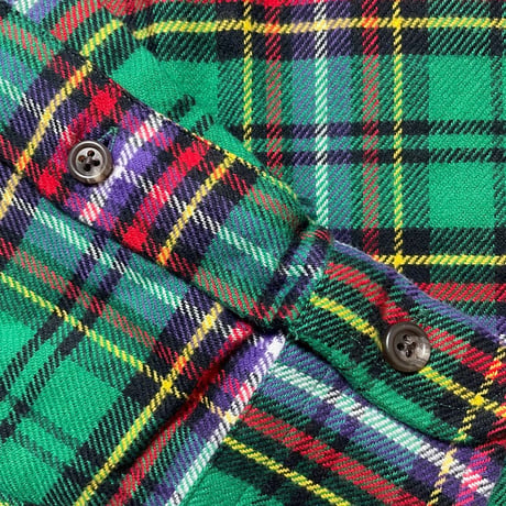 RALPHLAUREN　"CLASSIC FIT" PLAID-TWILL WORK SHIRT