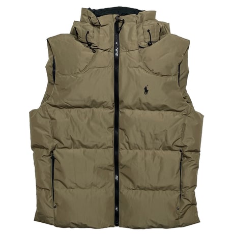 POLO RALPHLAUREN　 PADDED VEST (BEIGE)