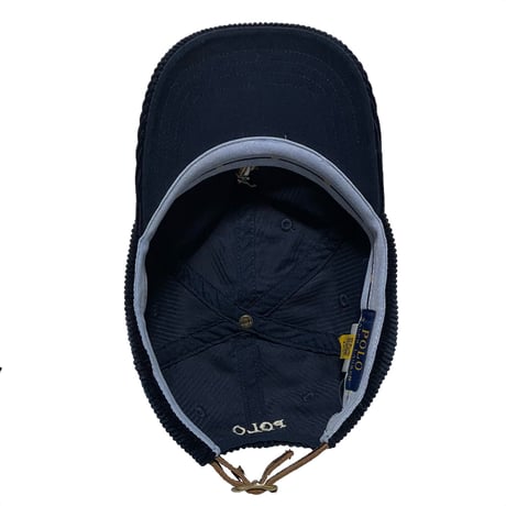 POLO RALPHLAUREN　"CORDUROY" CLASSIC BASEBALL CAP (NAVY/2nd)