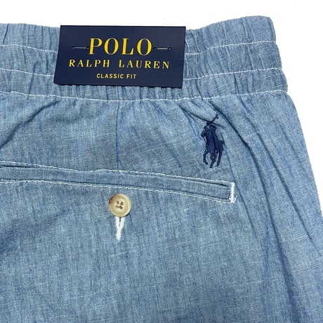 POLO RALPHLAUREN　"CHAMBRAY" EASY PANTS