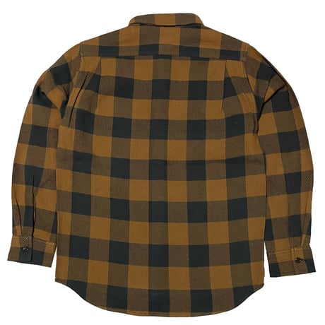 FIVE BROTHER　WORK SHIRT　BROWN BUFFALO
