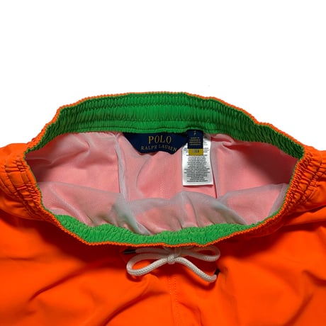 POLO RALPHLAUREN　 "INNER COLOR" SWIM SHORTS (ORAGE)