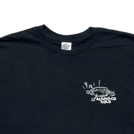 ACAPULCO GOLD　 "NO RUSH" S/S TEE (BLACK)