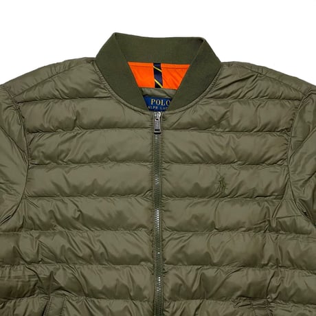 POLO RALPHLAUREN "SLEEVE POCKET" QUILTED DOWN JACKET