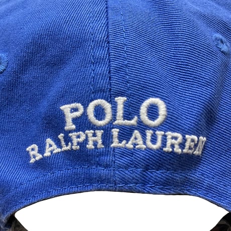 POLO RALPHLAUREN　"POLO BEAR" 6-PANEL CAP (BLUE)