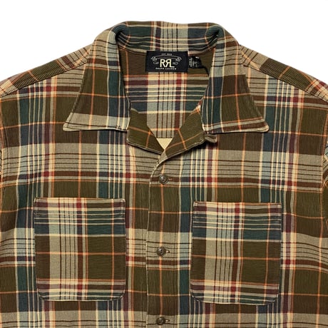 RRL RALPHLAUREN　"CASUAL KNIT" OTTOMAN WORKSHIRT