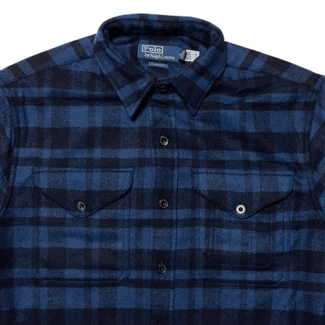 POLO RALPHLAUREN　"WOOL BLEND" OVERSHIRT