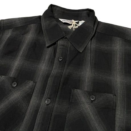 FIVE BROTHER　WORK SHIRT　GREY OMBRE