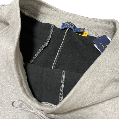 POLO RALPHLAUREN　"FLEECE" SWEAT PANTS (GREY)