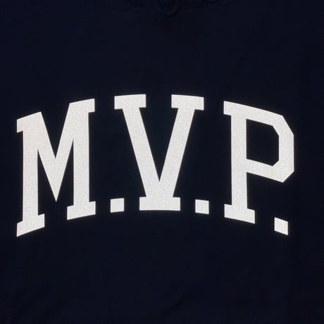 Champion/M.V.P.　"REFLECTOR COLLEGE "M.V.P." LOGO" HOODY (BLACK)