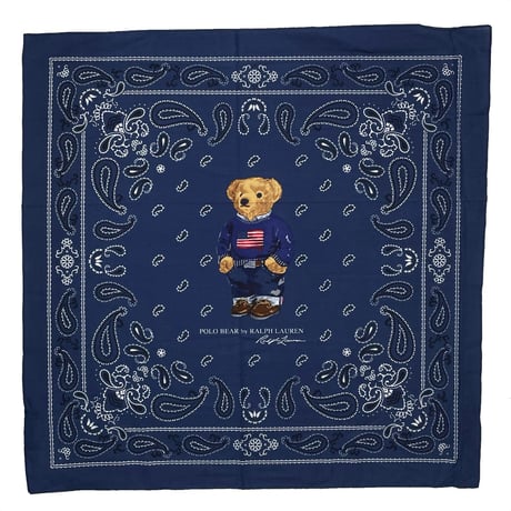 POLO RALPHLAUREN　"POLO BEAR" BANDANA