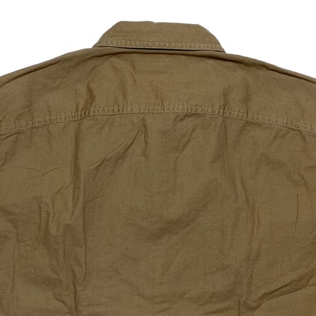 RRL RALPHLAUREN　"COROZO BUTTON" TWILL WORK SHIRT