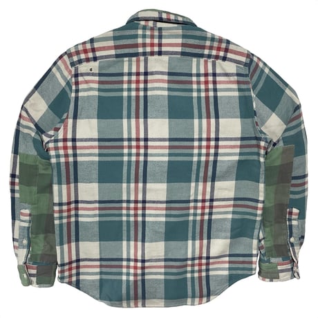 POLO RALPHLAUREN　"PATCH WORK" FLANNEL SHIRT