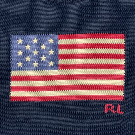 POLO RALPHLAUREN　"USA FLAG" SWEATER